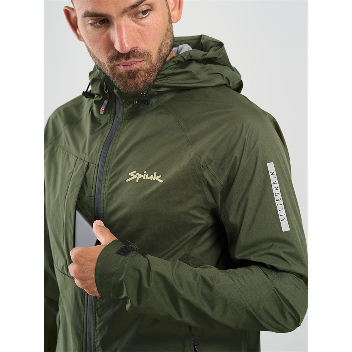 Impermeable de ciclismo hombre All Terrain Spiuk Verde 4/5