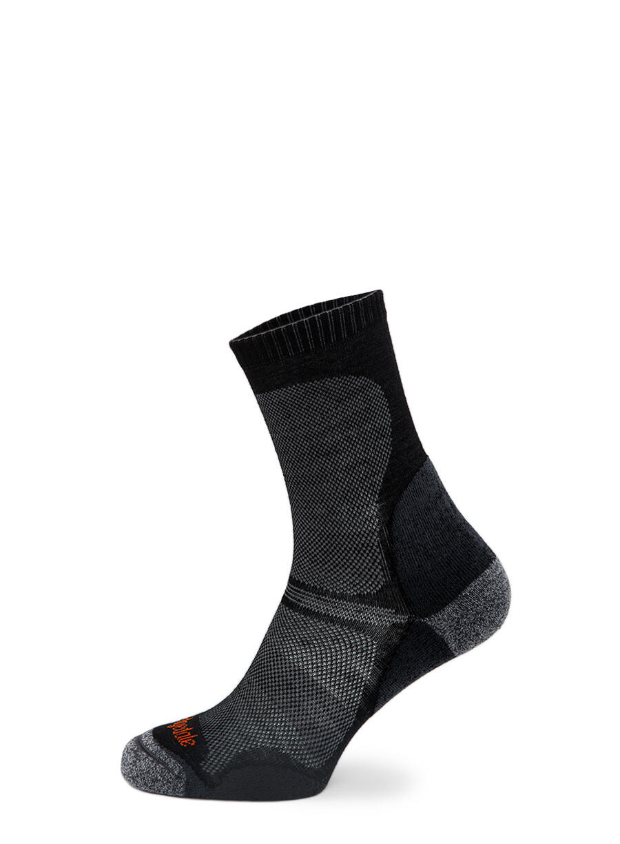 Bridgedale Hike Ultralight T2 Merino Crew - Zwart - Heren(44/47) 4/7