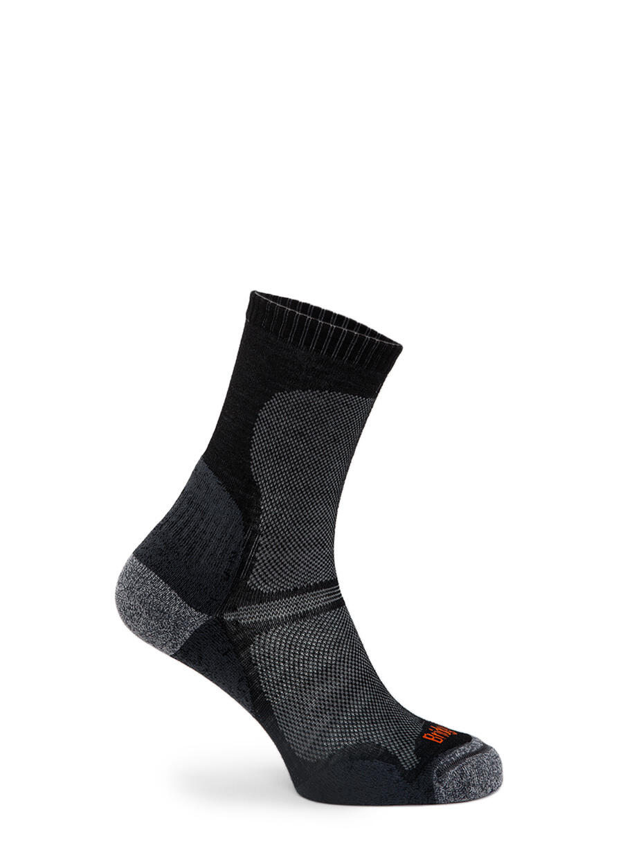 Bridgedale Hike Ultralight T2 Merino Crew - Zwart - Heren(44/47) 3/7