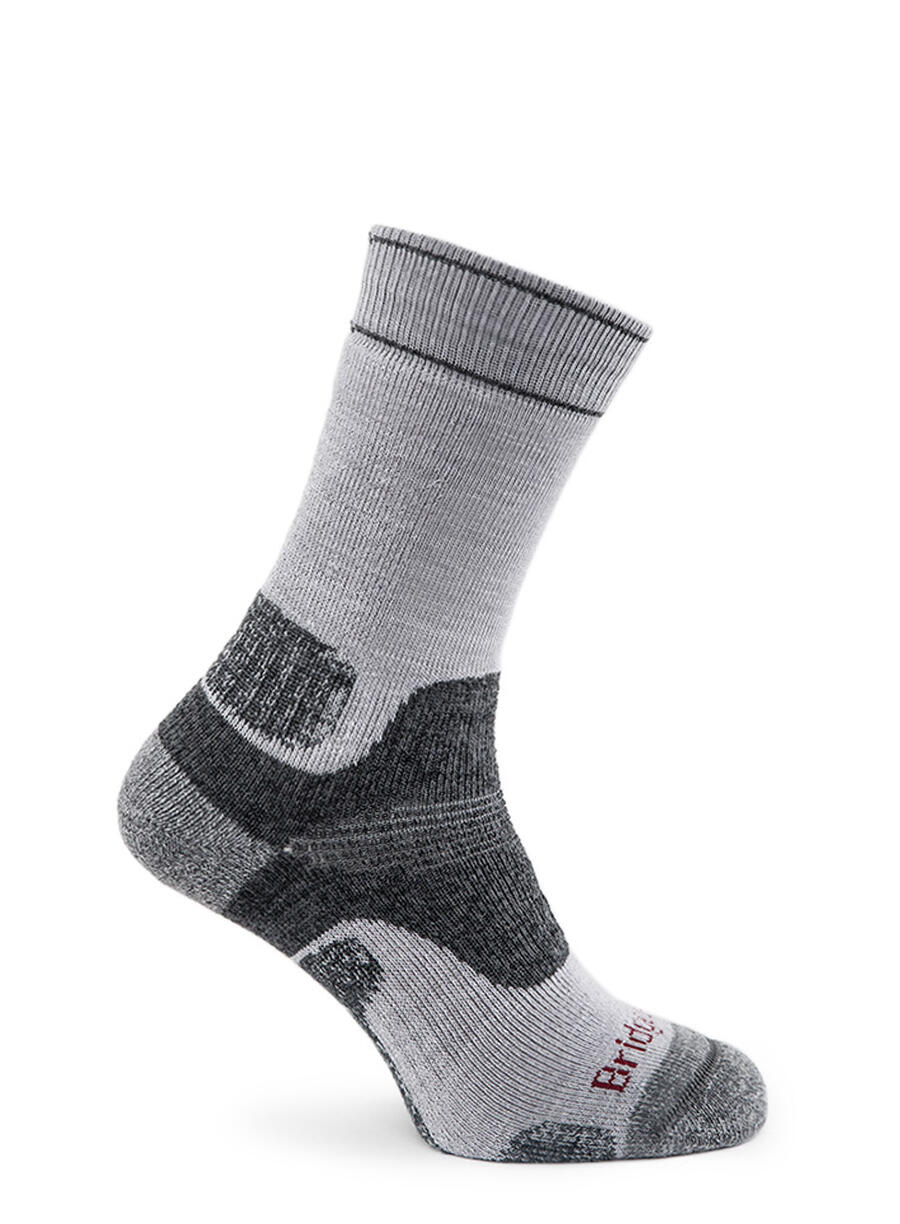 Bridgedale - Chaussettes de randonnée en laine d'épaisseur moyenne pour femmes 5/7