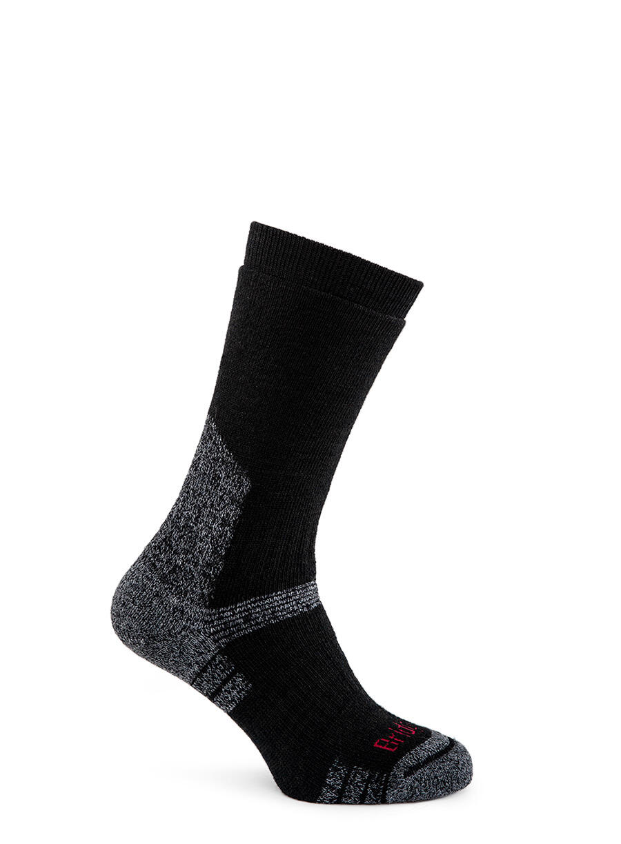 Bridgedale Hike Heavyweight Merino Crew Wandelsokken - Zwart - 36/39 3/7