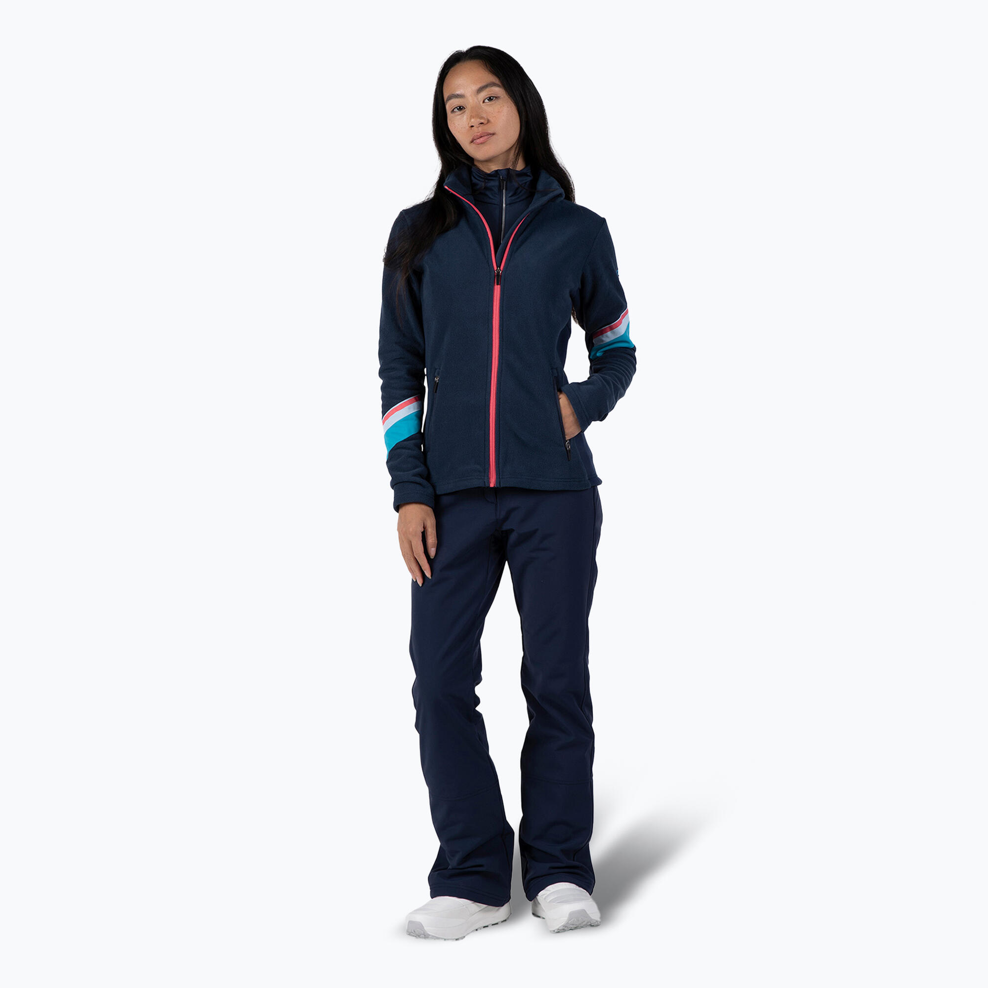 Casaco feminino Rossignol Strawpile Fleece Fz 2/5