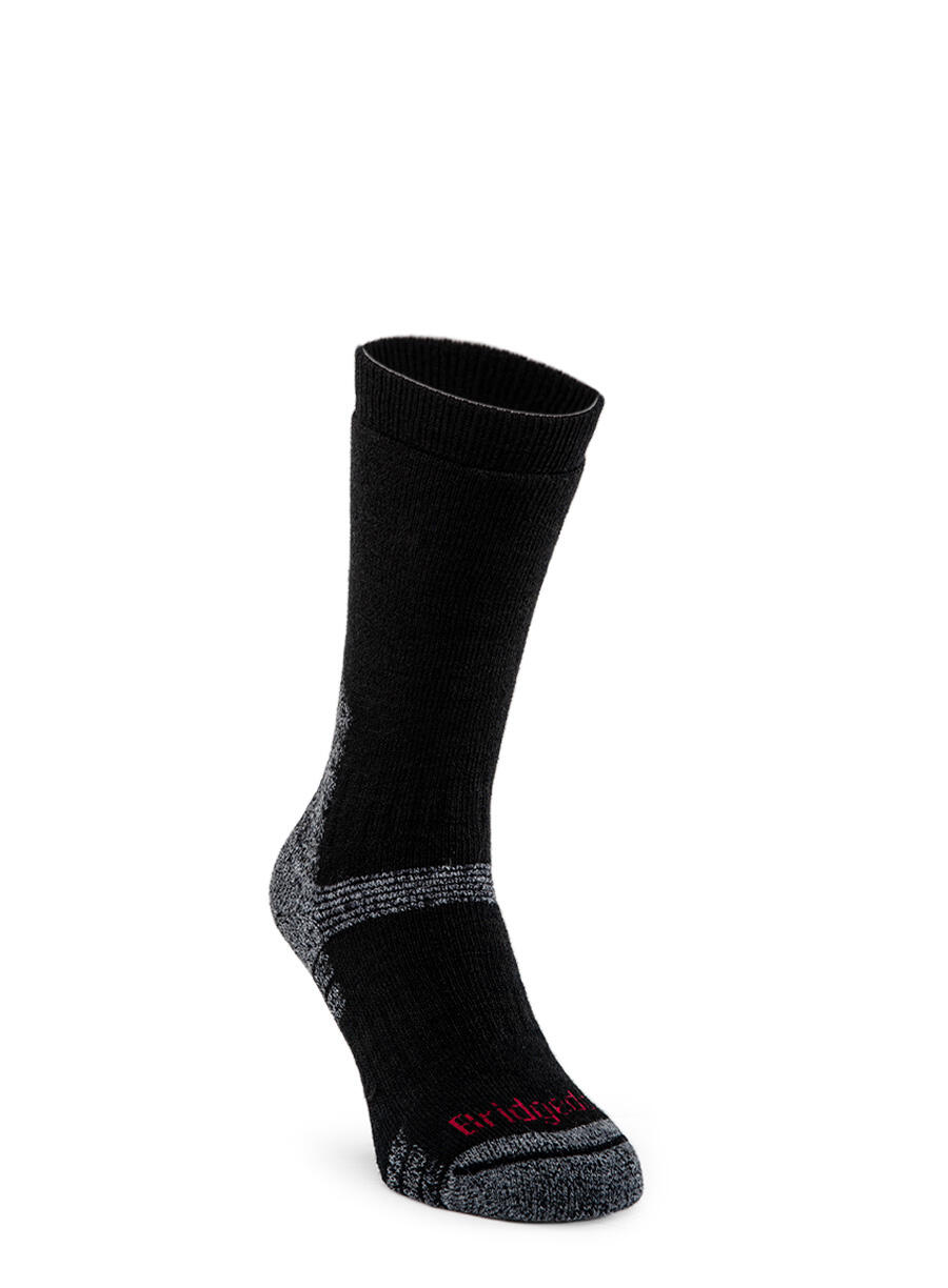 Bridgedale Hike Heavyweight Merino Crew Wandelsokken - Zwart - 36/39 2/7