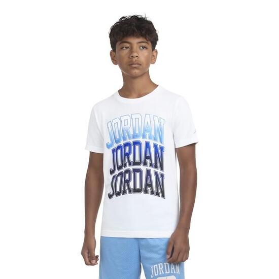 JORDAN T-SHIRT RAGAZZO MANICA LUNGA WHITE