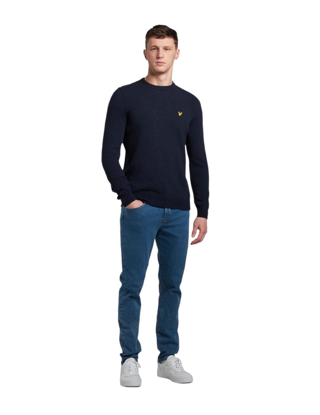 Jersey y sudadera para Hombre Lyle & scott Kn921vf Marino 3/5