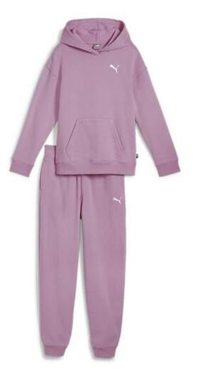 TUTA SPORTIVA DA PASSEGGIO CON CAPPUCCIO DA RAGAZZA COLORE ROSA PINK