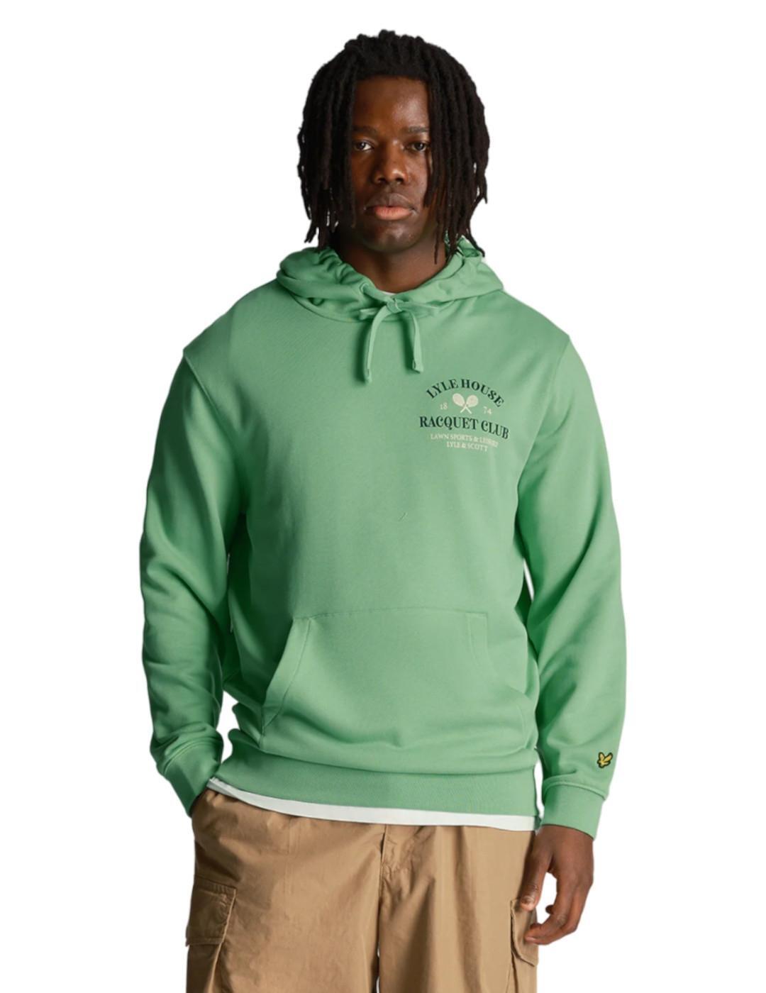 Jersey and sweatshirt for Men Lyle & Scott Racquet club Green 2/5