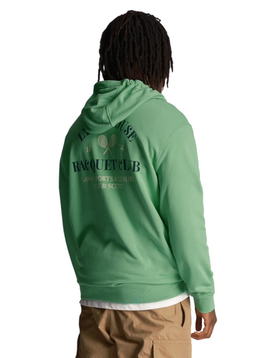Jersey and sweatshirt for Men Lyle & Scott Racquet club Green 3/5