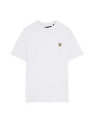 T-shirt à manches courtes pour homme Lyle & Scott Plain Blanc