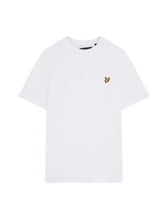 T-shirt à manches courtes pour homme Lyle & Scott Plain Blanc
