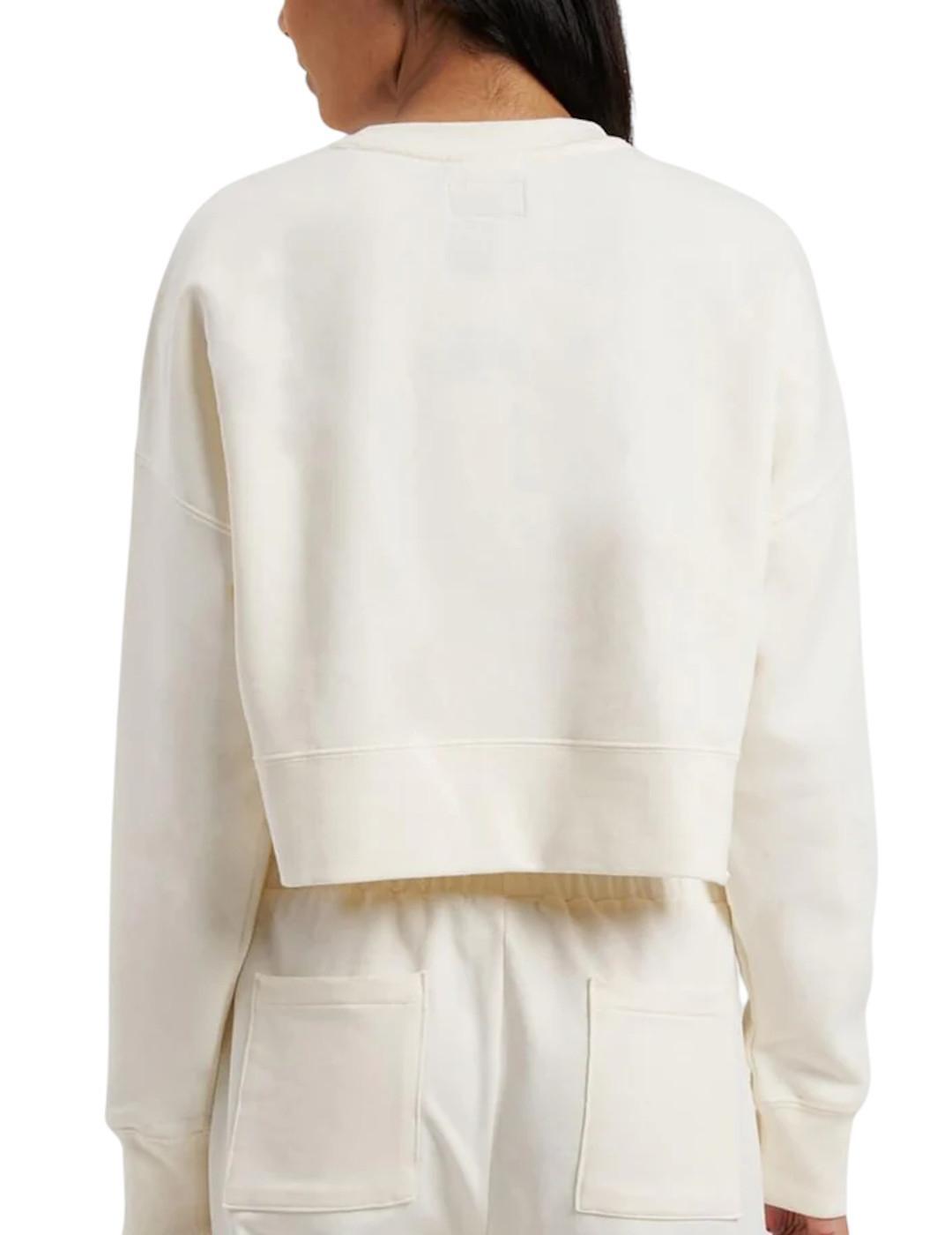 Maillot et sweat-shirt pour femme Converse Crew Beige 2/4