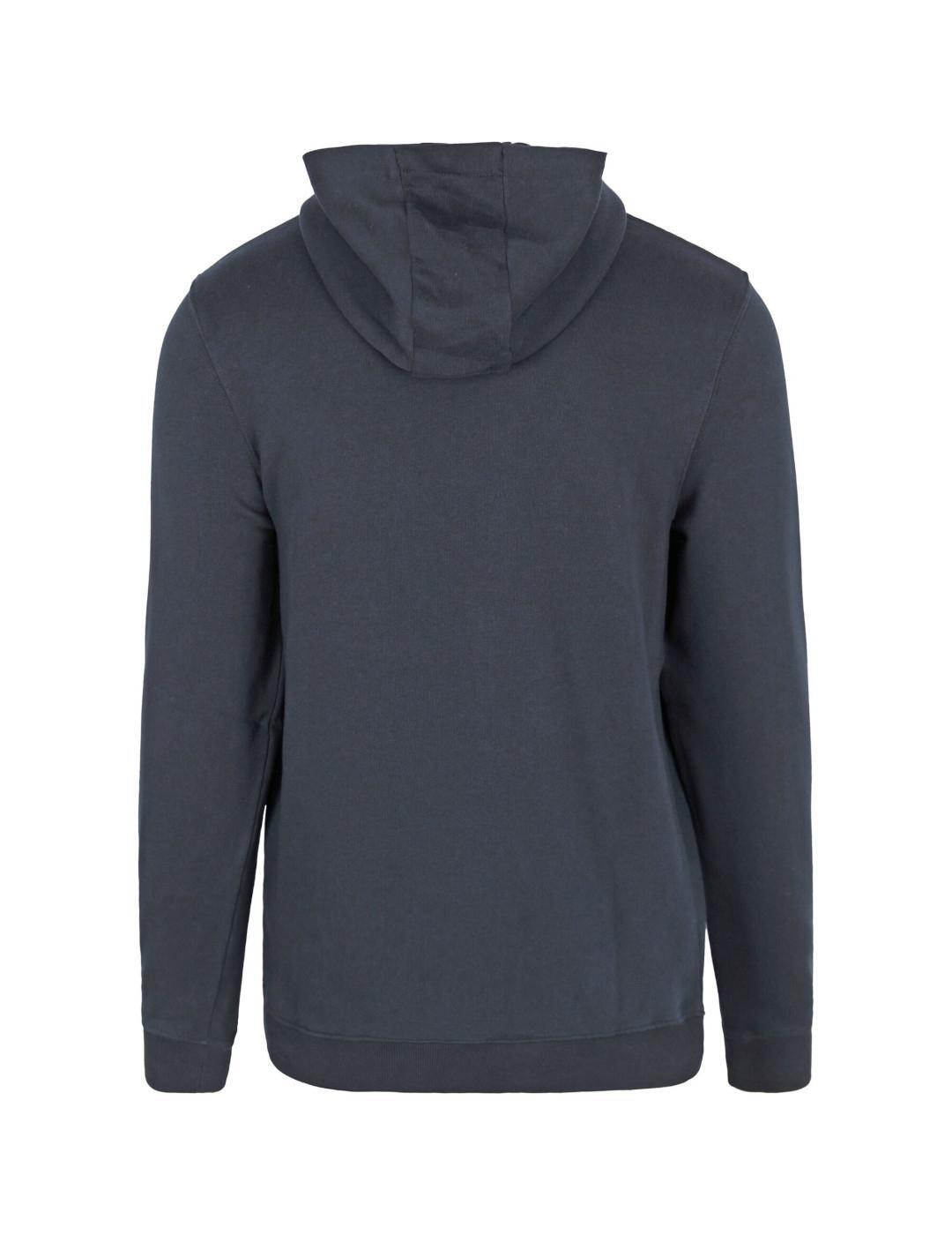 Felpa uomo essenziale con cappuccio e logo 2/5