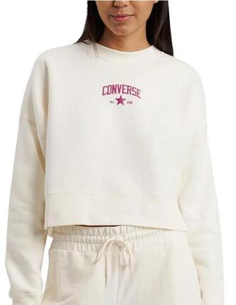 Jersey y sudadera para Mujer Converse Crew Beige