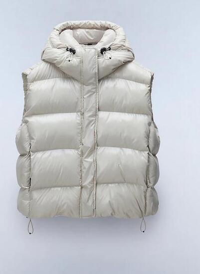 SMANICATO CON CAPPUCCIO DA DONNA COLORE BEIGE SILVER BEIGE