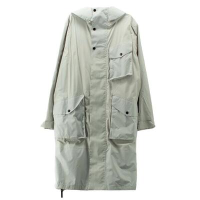 Jacke New Long Lightweight Parka in Grau