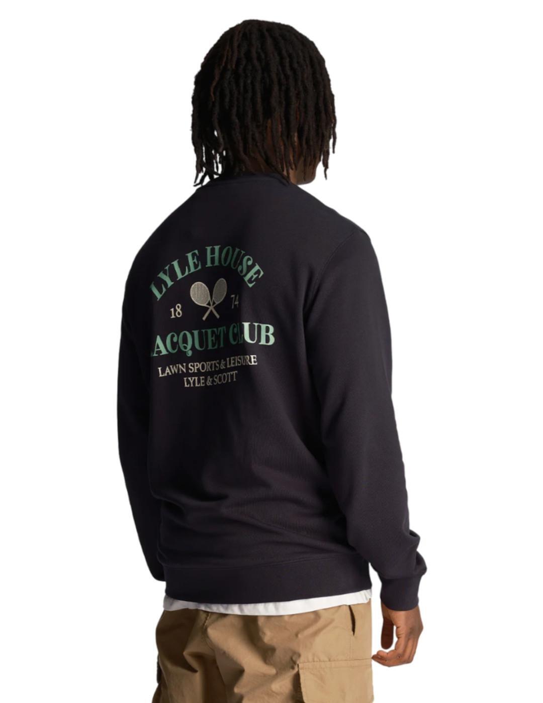 Jersey y sudadera para Hombre Lyle & scott Racquet club Marino 3/5