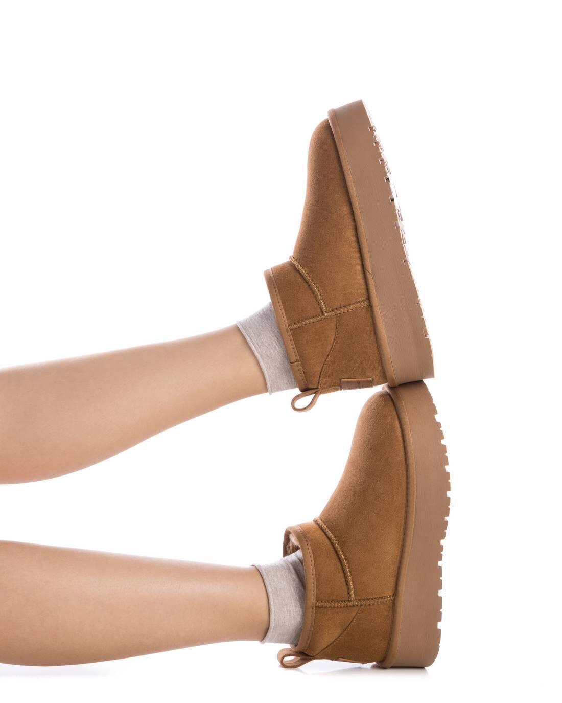 Bottes Xti modèle 142212-CAMEL pour femmes 2/6