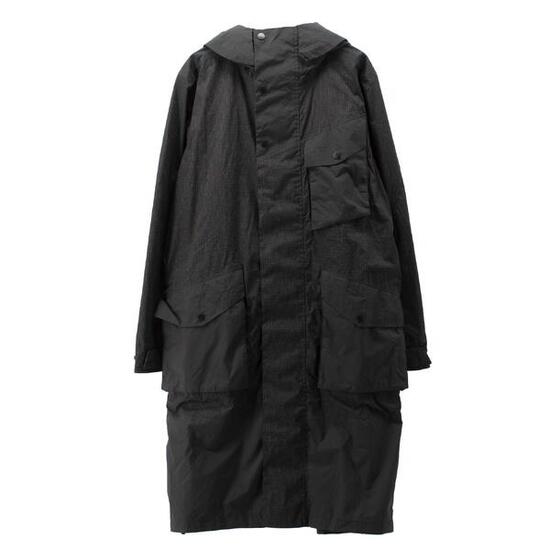 Parka New Long Lightweight Men in Grau