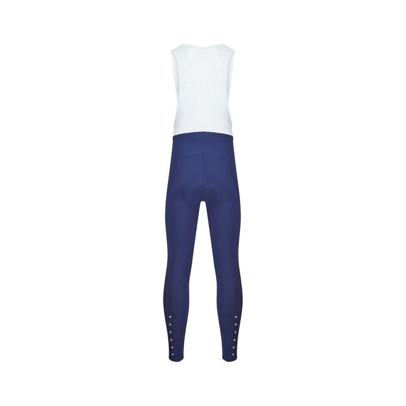 Pantaloni lungi de ciclism esențiali cu bretele pentru femei - Bleumarin