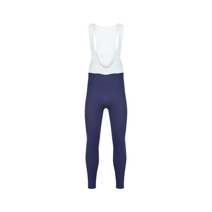 Essentielle Damen-Radhose lang mit Trägern - Marineblau