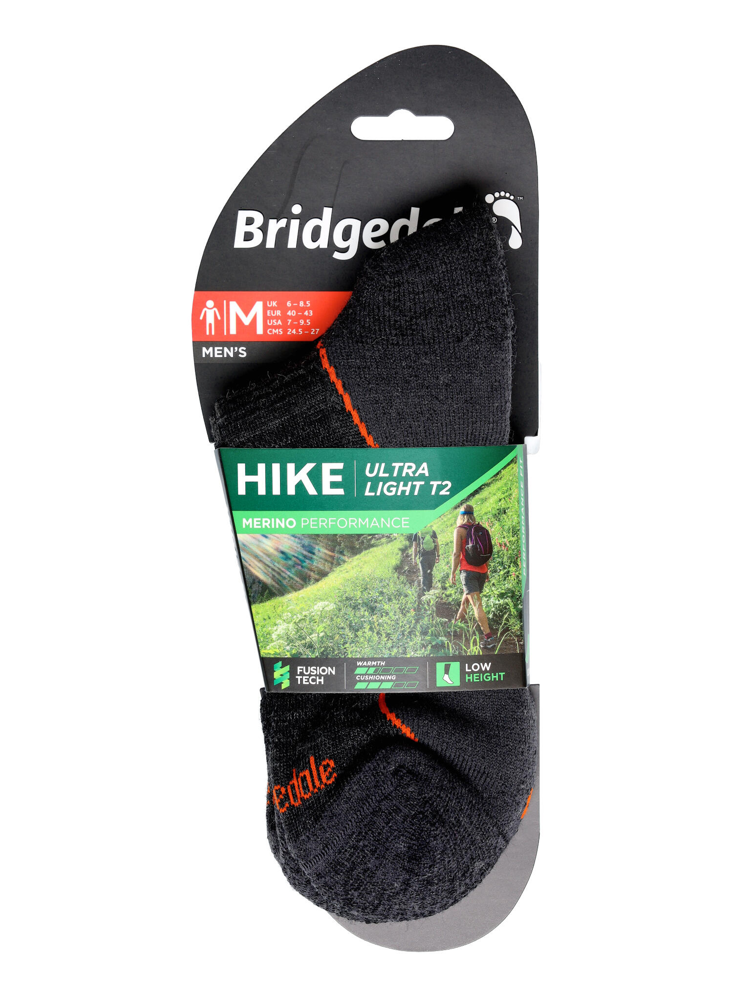 Bridgedale - Calzini Trekking Caviglia in Lana Merino Resistenti e Confortevoli 4/7
