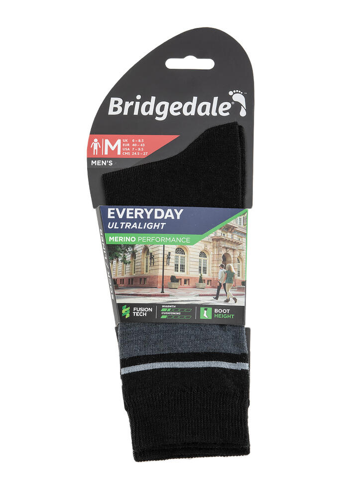 Skarpetki do turystyki męskie Bridgedale Everyday Ultra Lt Merino P Boot
