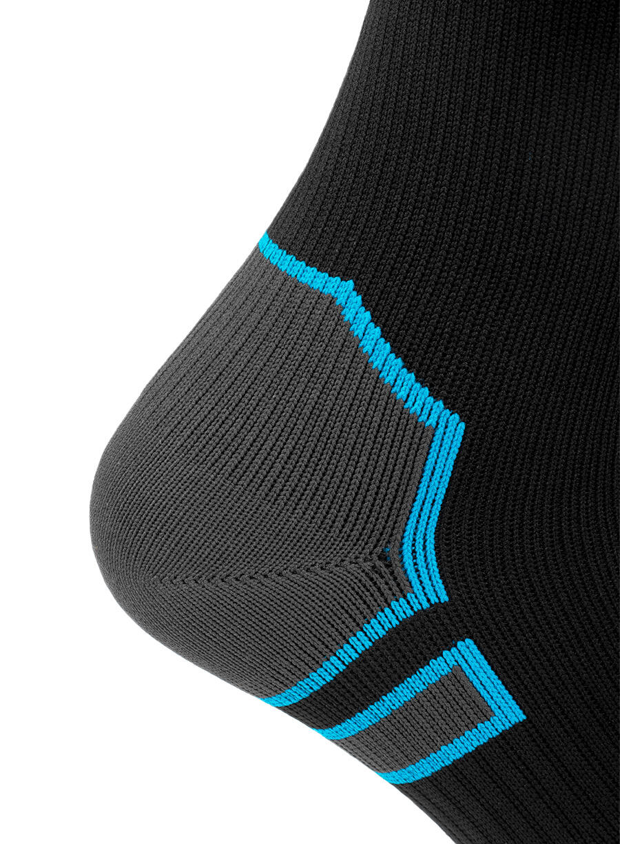 Skarpety Bridgedale StormSock Mid Knee - black/blue 7/7