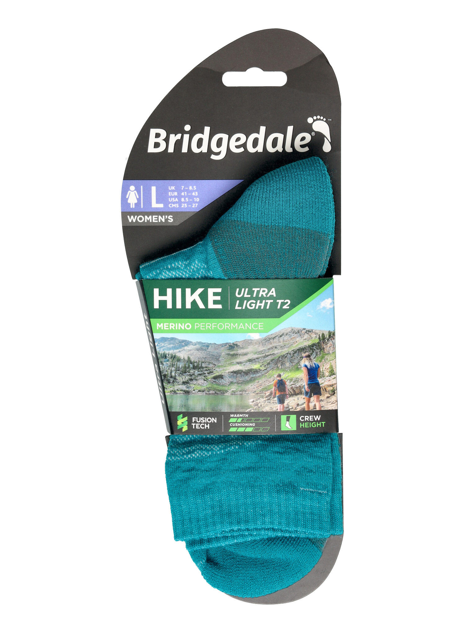 Bridgedale - Chaussettes de randonnée ultralégères en laineT2 pour femme 6/6
