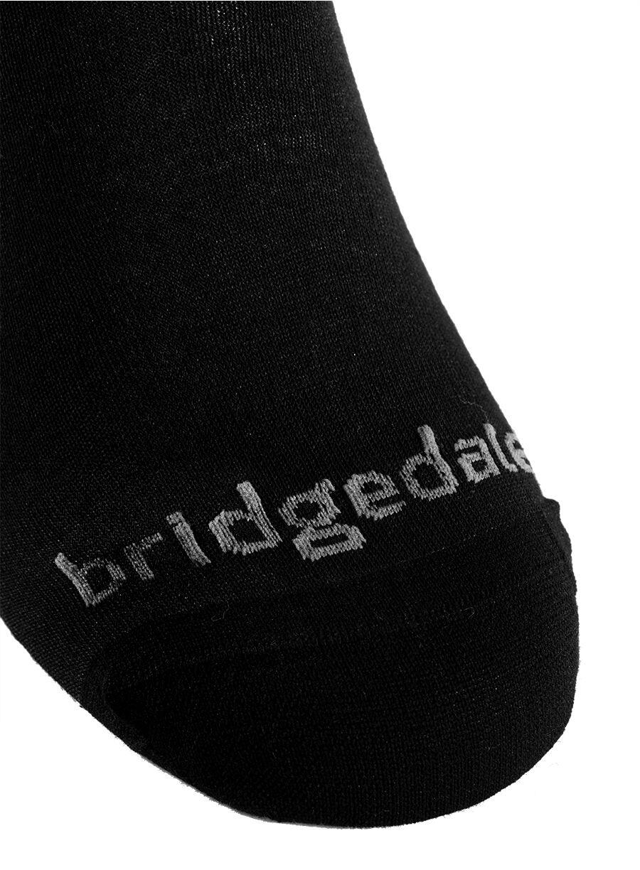 Bridgedale Liner Coolmax Crew 2-pack - Zwart - Heren(36/39), 2 paar 4/7