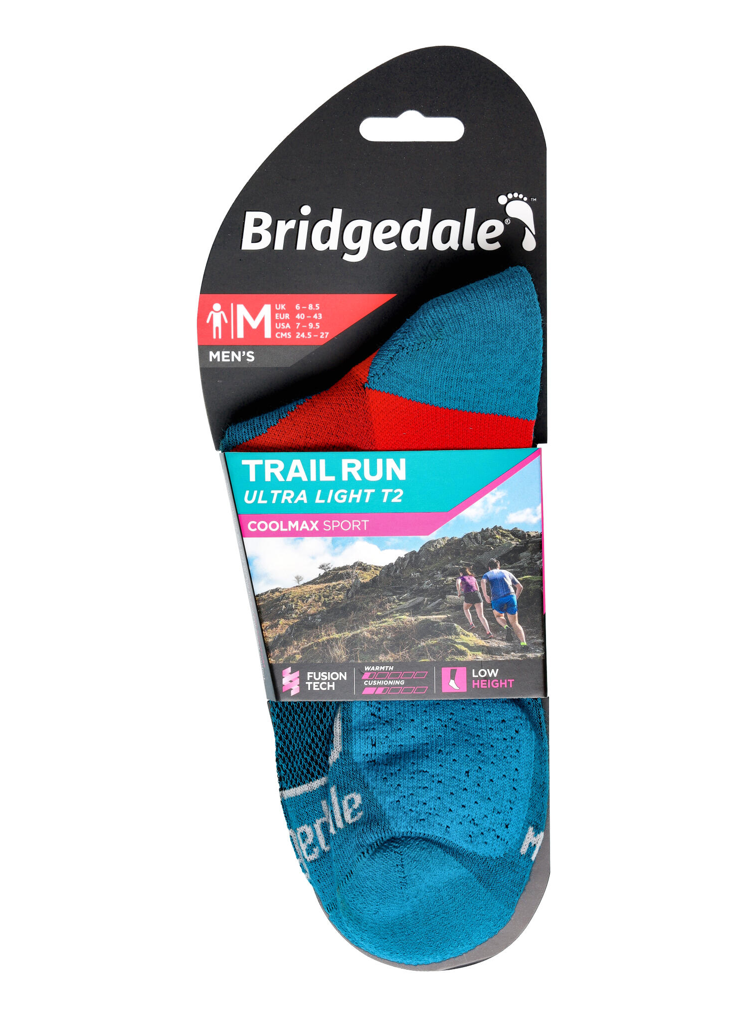Bridgedale - Chaussettes basses ultralégères Coolmax Sport pour hommes 5/7