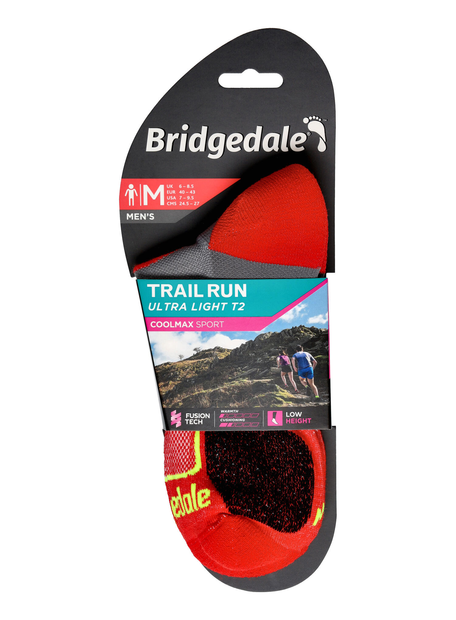 Bridgedale - Chaussettes basses ultralégères Coolmax Sport pour hommes 6/7