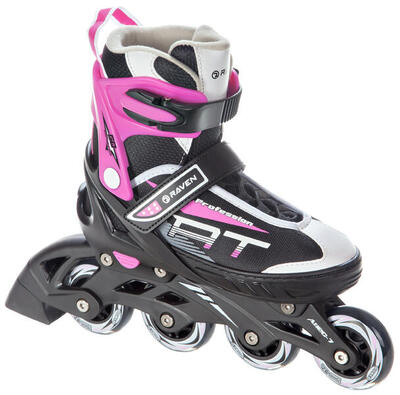 Inline skates verstelbare profession zwart/roze