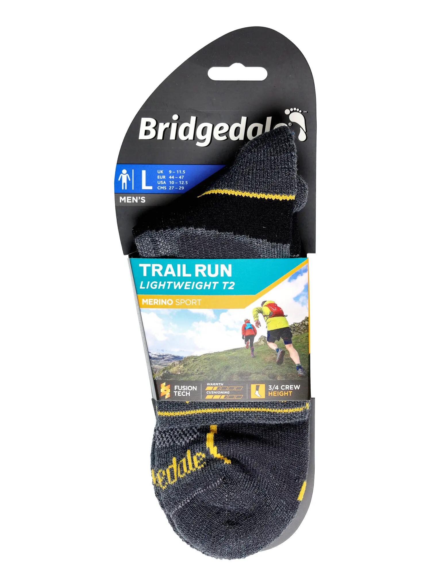 Skarpety do biegania męskie Bridgedale Lt T2 Merino Sport 3/4 Crew 5/7