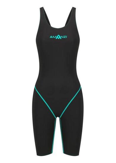 AMANZI Acceler8 RIZE Kneeskin - Jet / Menthe verte