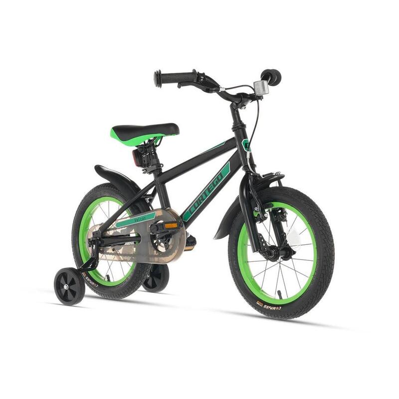 Cortego Valcon Vélo pour Garçons 16 Pouces Noir - 3 à 5 Ans - 100 à 115 cm