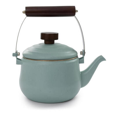 Emaille theepot camping waterkoker roestvrij staal 1 l