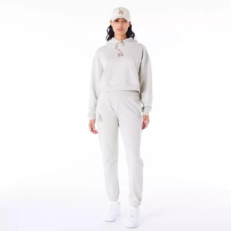 Felpa New Era Mlb Lifestyle Crop Hoody Losdod  Stnabr Donna 3/5