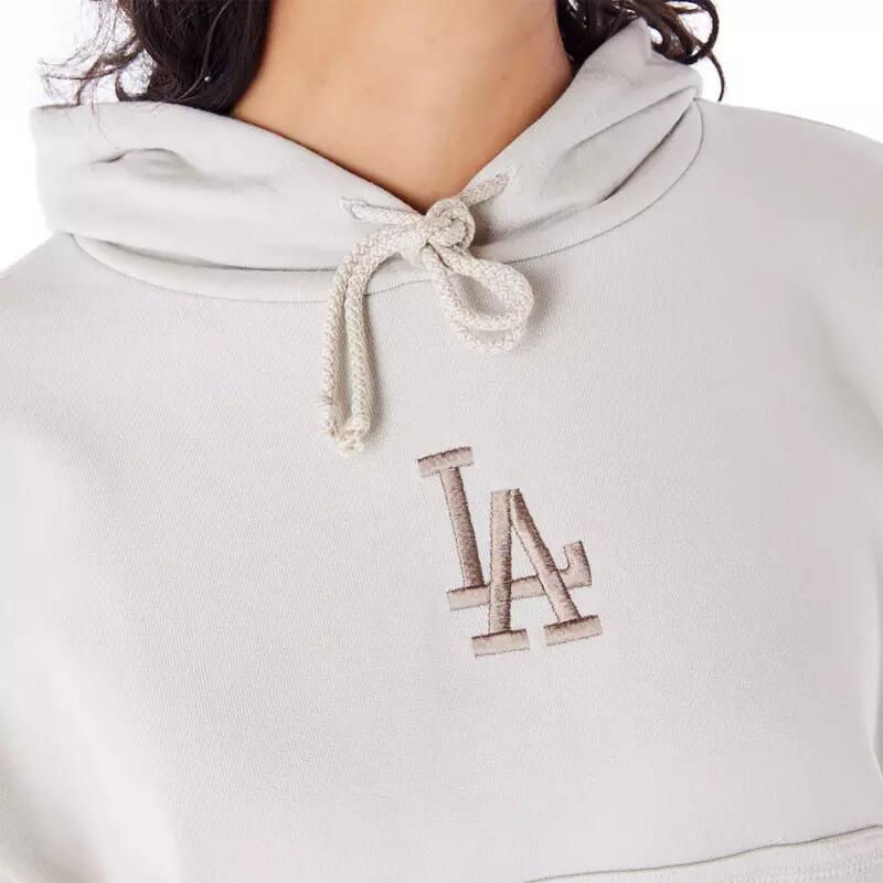 Felpa New Era Mlb Lifestyle Crop Hoody Losdod  Stnabr Donna 4/5
