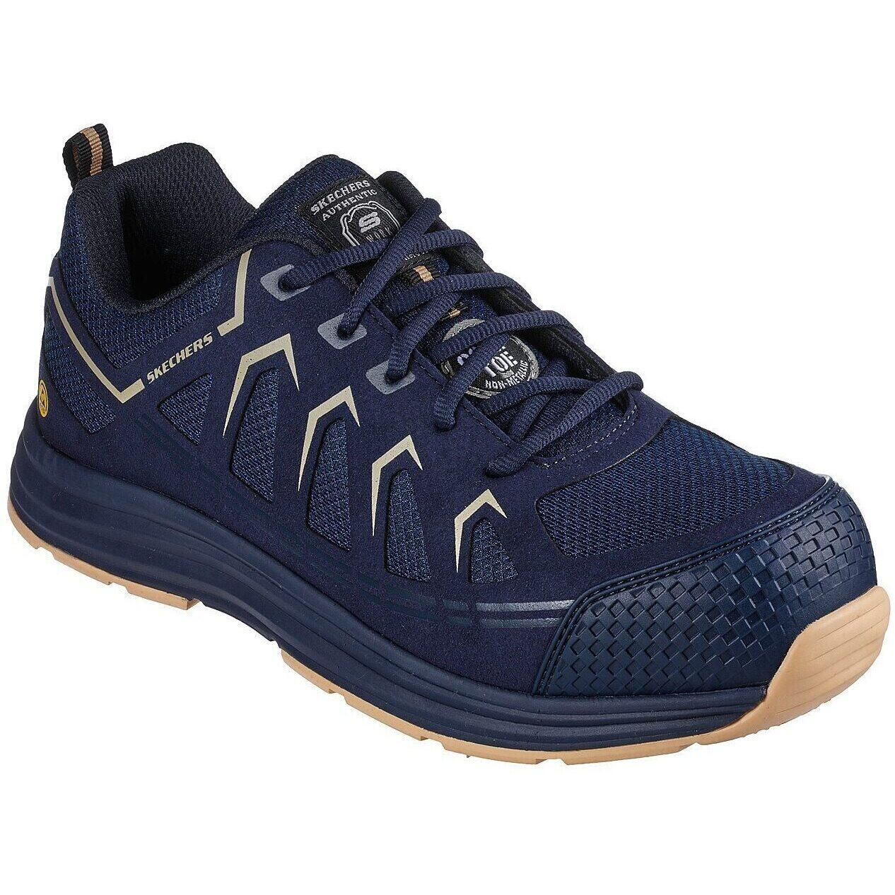 Baskets Skechers Malad, Bleu, Hommes 3/6
