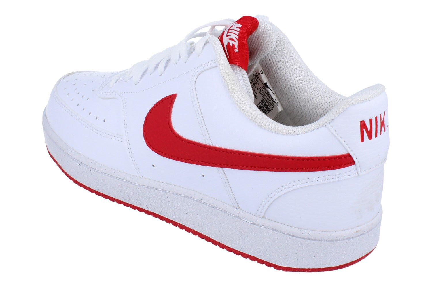 Sneakers Nike Court Vision Low NN 101 białe uniwersytecki czerwony 2/7