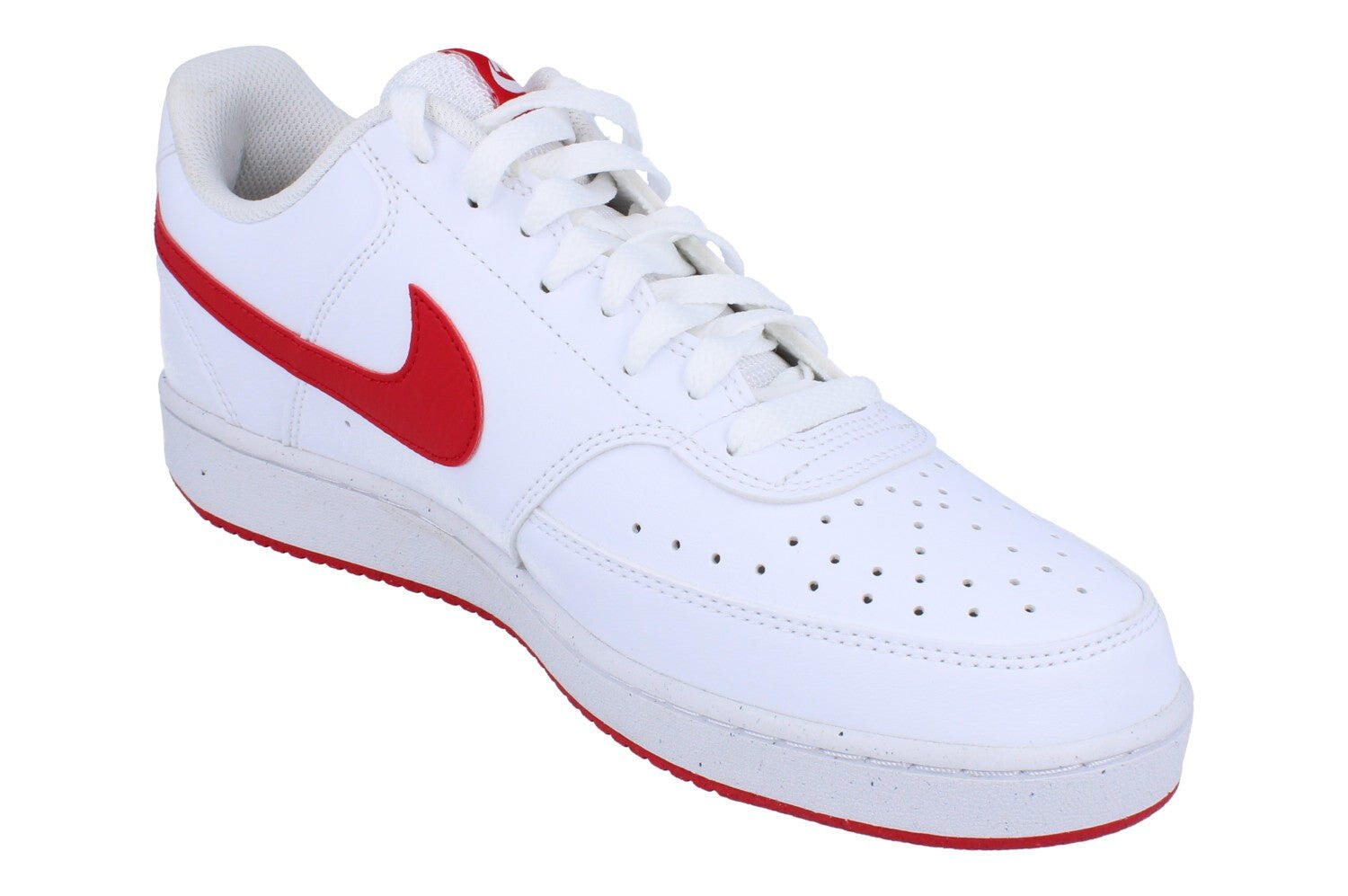 Sneakers Nike Court Vision Low NN 101 białe uniwersytecki czerwony 4/7
