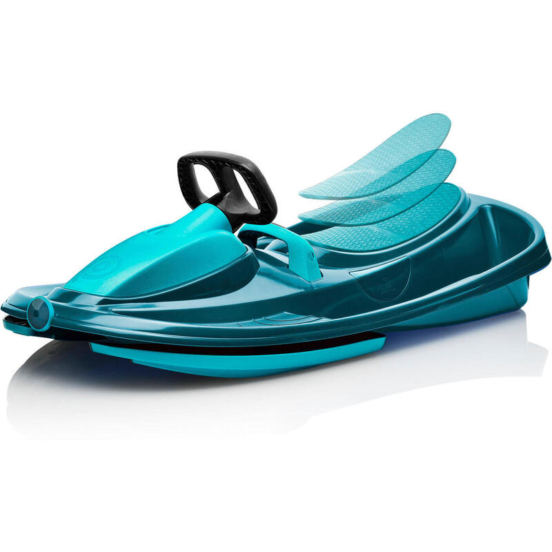 Sanie Nimbus Gizmo Riders cu volan pentru 2 persoane, Titan Blue