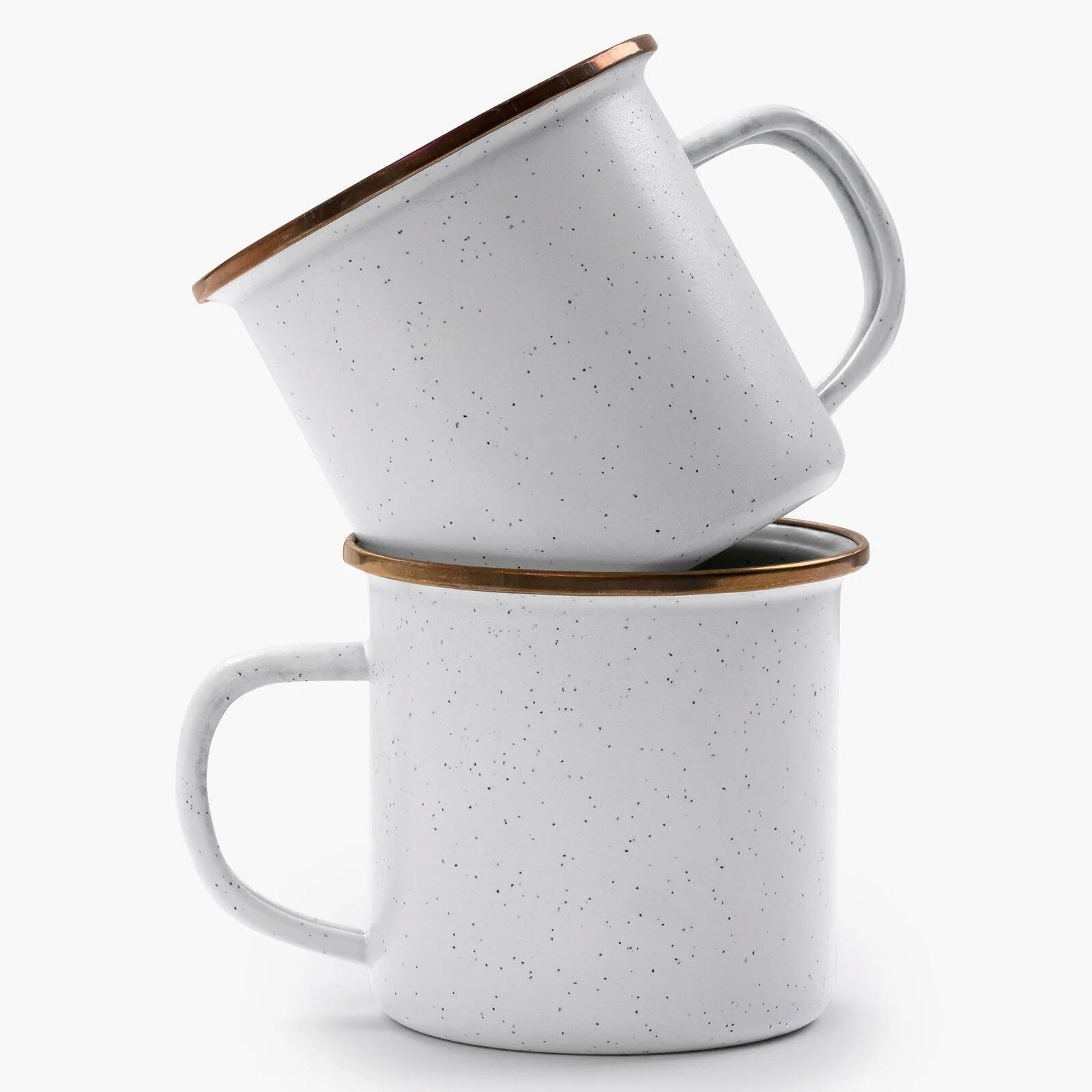 Set de gobelets en émail Vaisselle camping rétro Café Tasse acier 473ml 4/7
