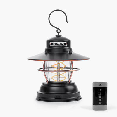 Camping Laterne Outpost Lantern Retro Lampe Dimmbar Stahl USB Akku LED