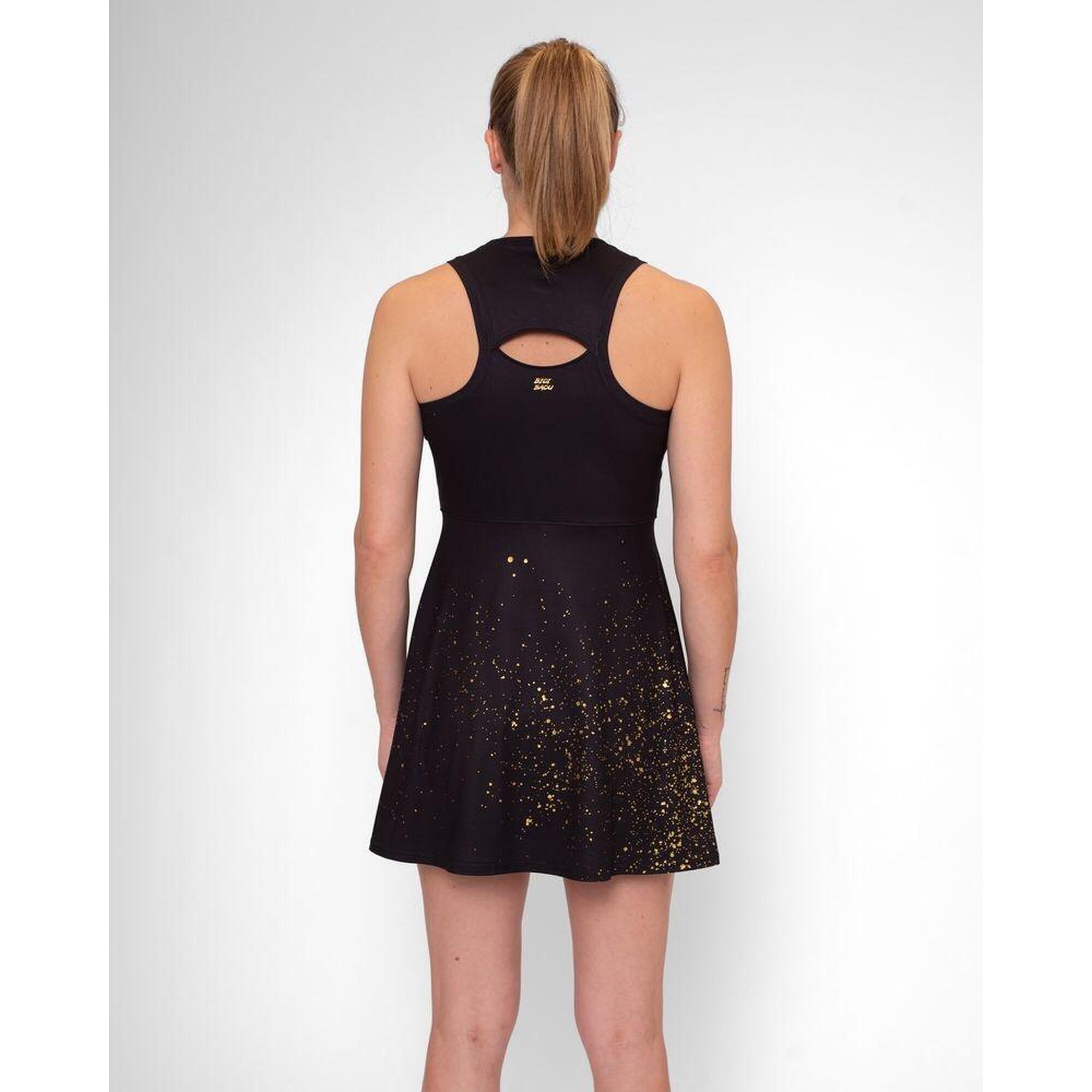 Paris 2024 Dress (2in1) Black/ Gold női teniszruha