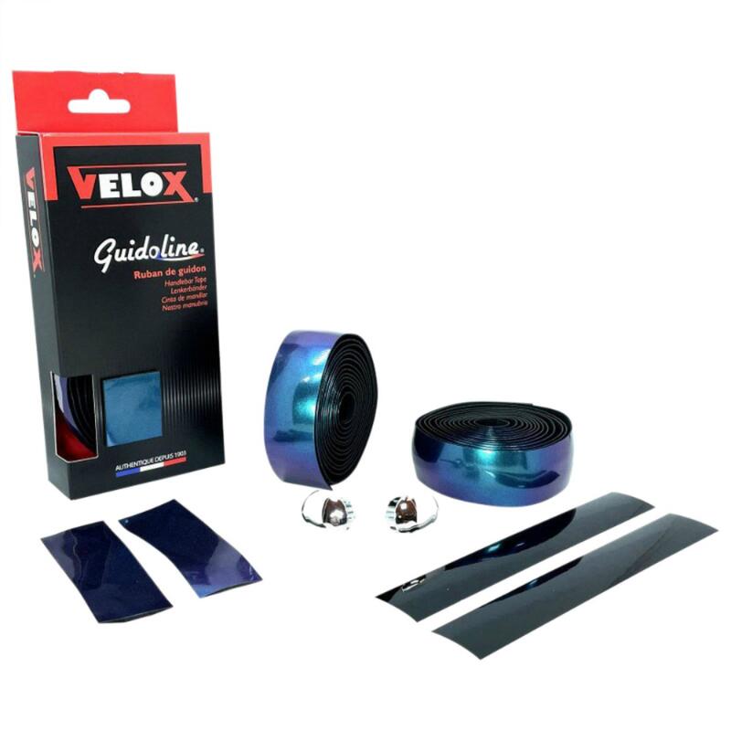 Velox Stuurtape Glitter Cameleon blauw-paars (2st)