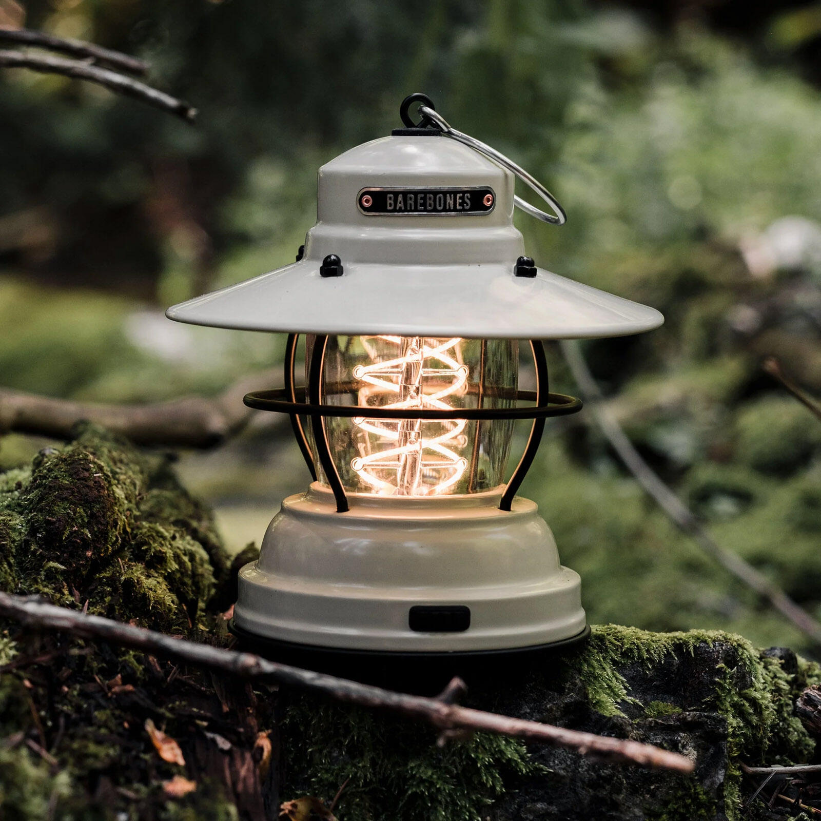 Camping Laterne Outpost Lantern Retro Lampe Dimmbar Stahl USB Akku LED 5/7