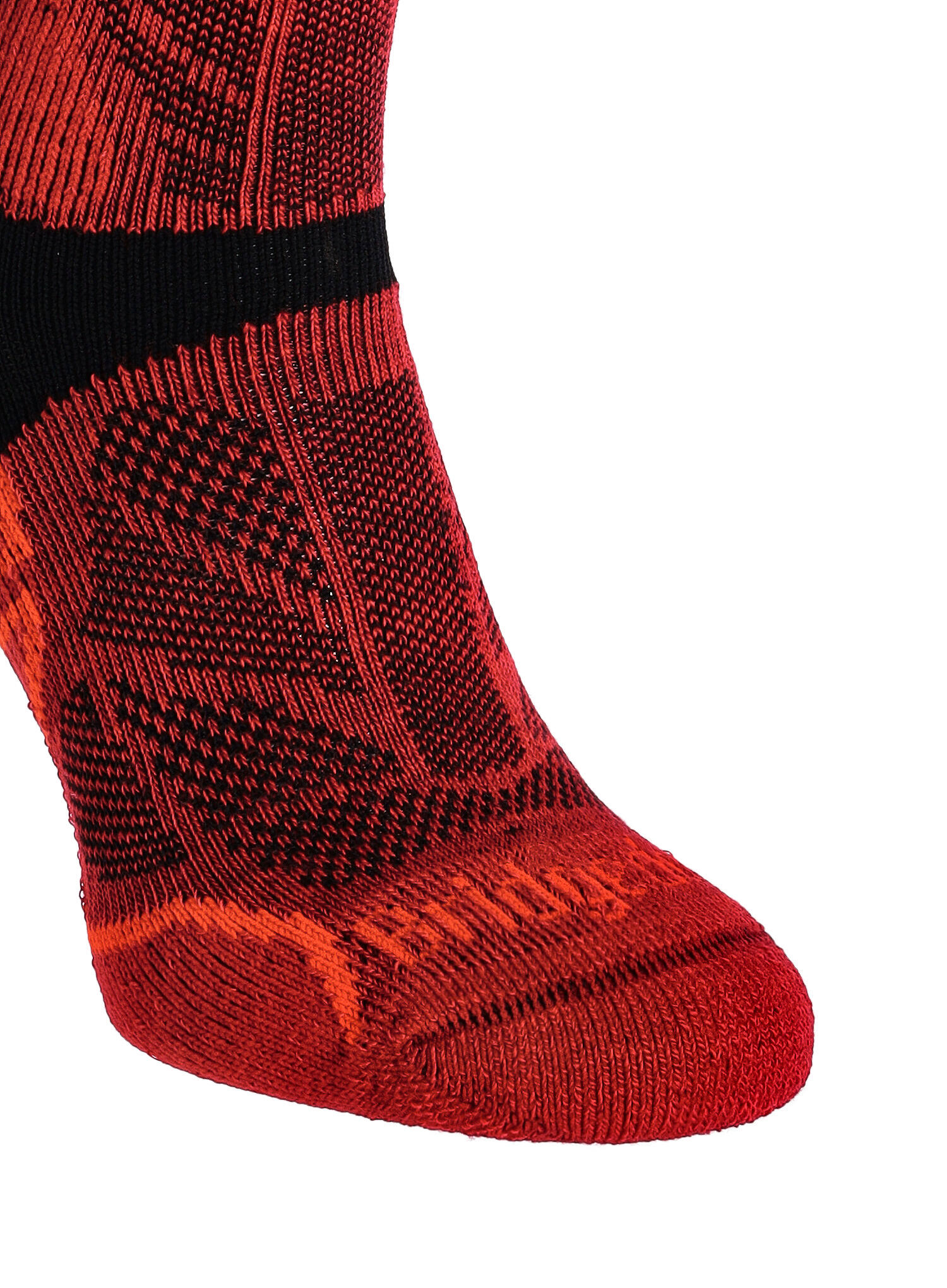 TRAIL RUN Lightweight T2 Merino Sport 3/4 Crew Men's - Red 5/7