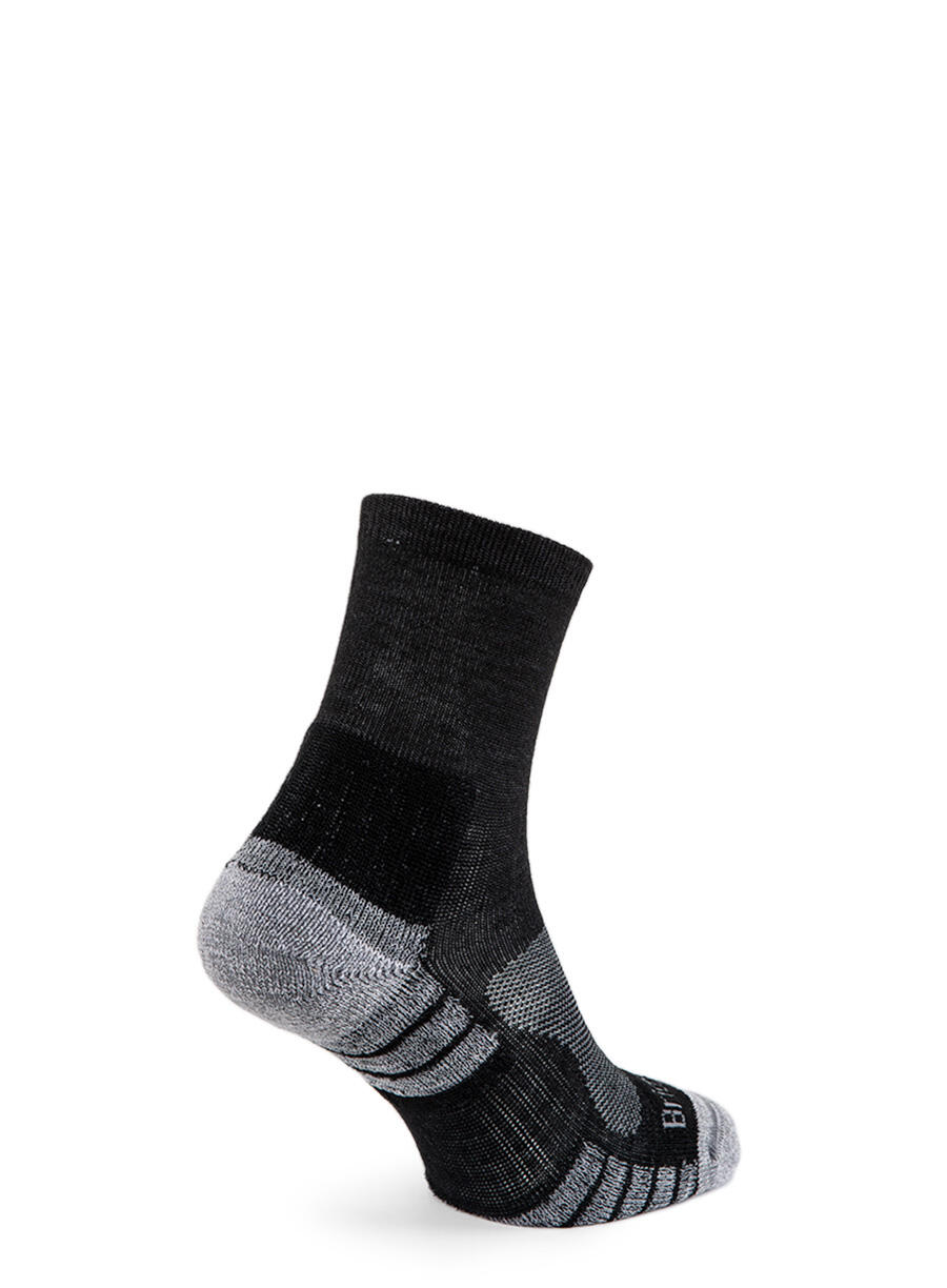 HIKE Lightweight Merino Performance 3/4 Crew Original Men's - Black 5/7