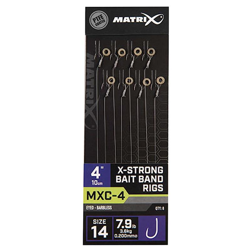 Matrix MXC-4 Dimensiune Barbless X-Strong Bait Band methode leaders 8 buc.